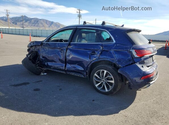 WA1EAAFYXN2122375 2022 AUDI Q5 Blue Հետևի ձախ