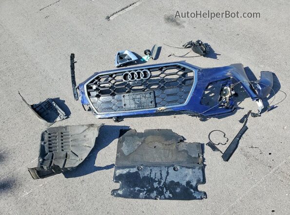 WA1EAAFYXN2122375 2022 AUDI Q5 Blue VIN կոդի պիտակի տեսք