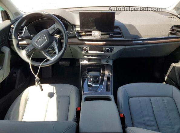 WA1EABFY4P2047021 2023 AUDI Q5 Silver Вид панелі приладів