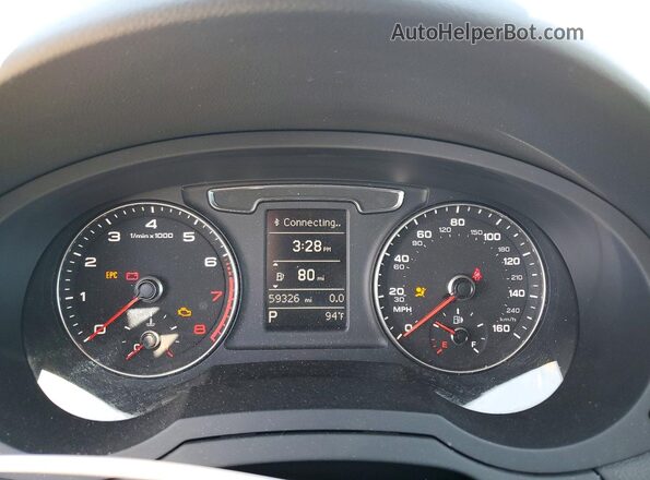 WA1ECCFS0HR007622 2017 AUDI Q3 White Սարքավորումների վահանակի տեսք