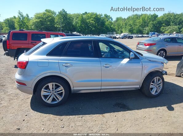 WA1ECCFS0JR022076 2018 AUDI Q3 Silver Սալոնի հետևի տեսք