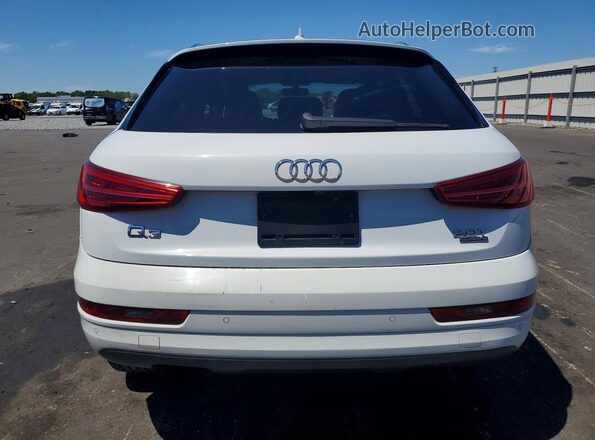 WA1ECCFS1JR002807 2018 AUDI Q3 White უკანა ხედი