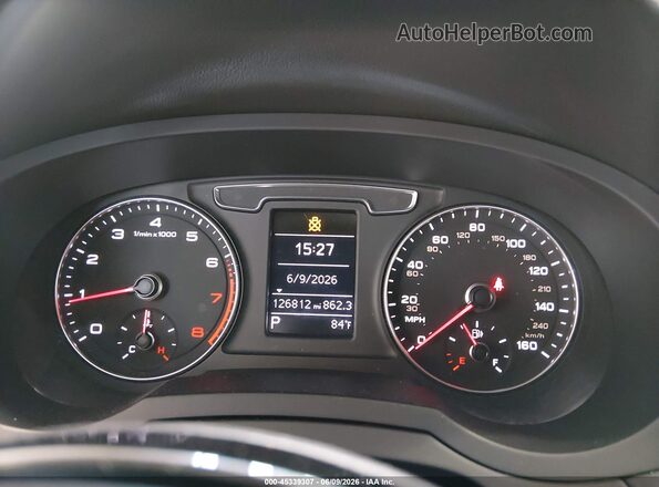 WA1ECCFS2HR017634 2017 AUDI Q3 Black უკანა სავარძლების ხედი
