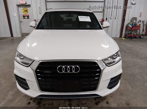 WA1ECCFS8HR003463 2017 AUDI Q3 White ხელსაწყოთა პანელის ხედი