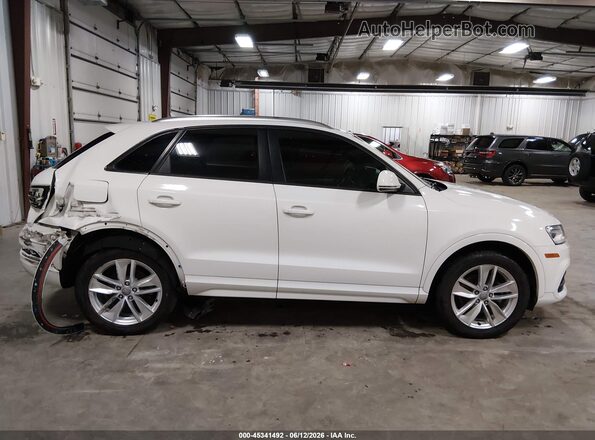 WA1ECCFS8HR003463 2017 AUDI Q3 White უკანა სალონის ხედი