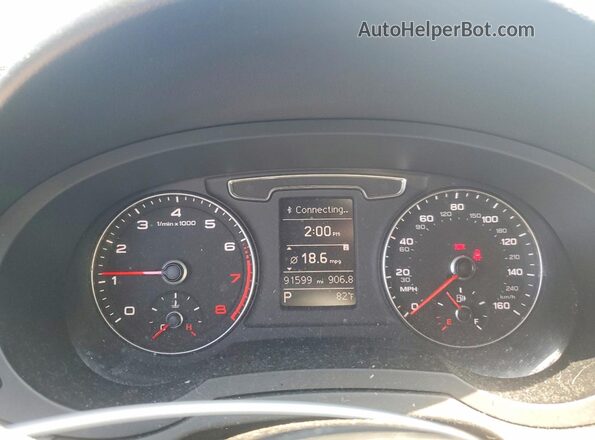 WA1ECCFS8JR020026 2018 AUDI Q3 Серый Вид щитка приборов