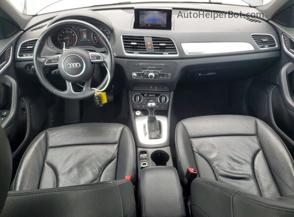 WA1ECCFS9JR025249 2018 AUDI Q3 Gray Առջևի վահանակի տեսք