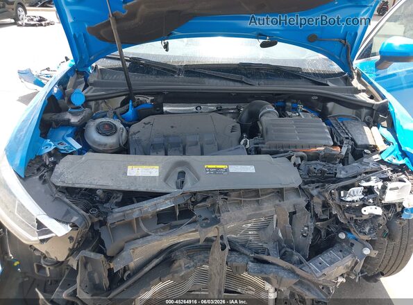 WA1EECF30N1149305 2022 AUDI Q3 Blue უკანა ხედი