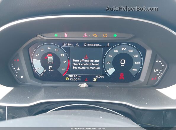 WA1EECF30N1149305 2022 AUDI Q3 Blue უკანა სავარძლების ხედი