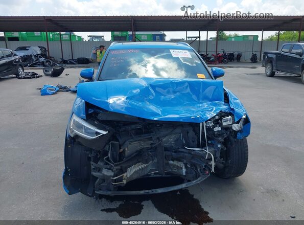 WA1EECF30N1149305 2022 AUDI Q3 Blue წინა ხედი