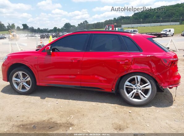 WA1EECF31L1060890 2020 AUDI Q3 Red სალონის 360-გრადუსიანი ხედი