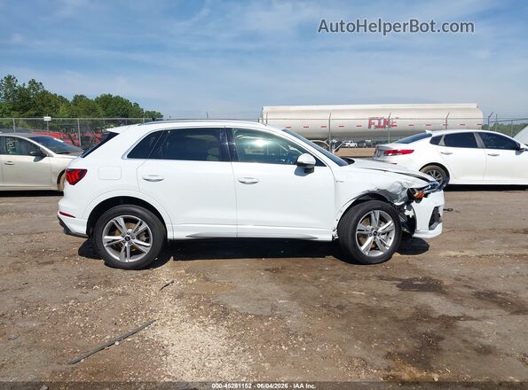 WA1EECF31N1045406 2022 AUDI Q3 White Instrument cluster view