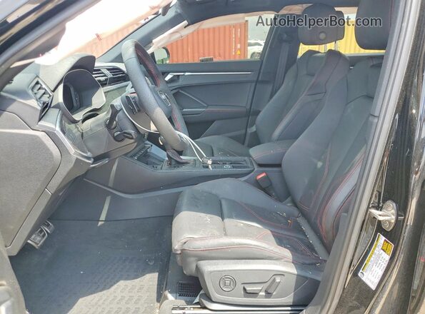 WA1EECF31S1071080 2025 AUDI Q3 Black წინა სალონის ხედი