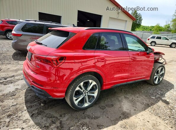 WA1EECF32M1127918 2021 AUDI Q3 Red უკანა მარჯვენა