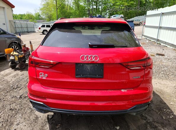 WA1EECF32M1127918 2021 AUDI Q3 Red უკანა ხედი