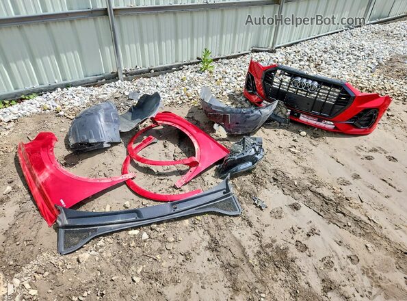 WA1EECF32M1127918 2021 AUDI Q3 Red VIN კოდის სტიკერის ხედი