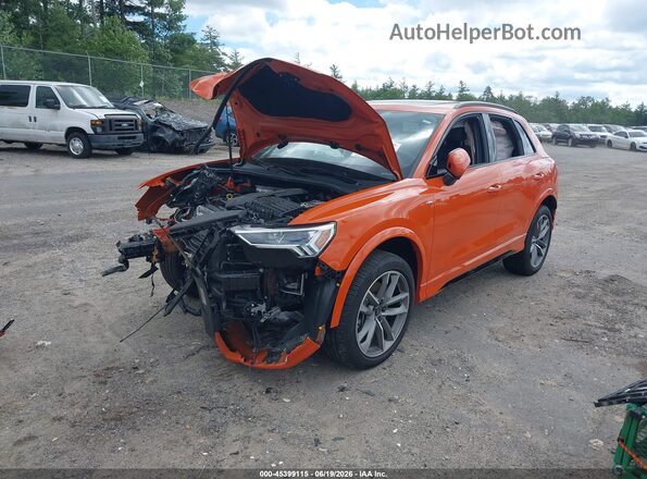 WA1EECF32R1096323 2024 AUDI Q3 Orange Front left