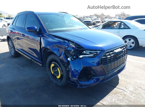 WA1EECF33R1107460 2024 AUDI Q3 Dark Blue Вид спереди