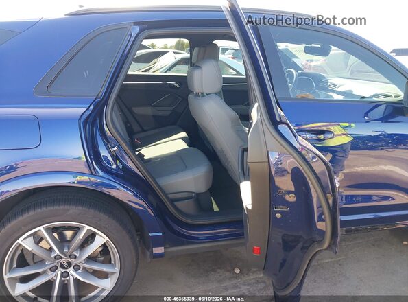 WA1EECF33R1107460 2024 AUDI Q3 Dark Blue Вид наклейки с VIN-кодом
