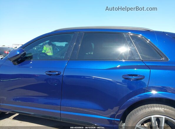 WA1EECF33R1107460 2024 AUDI Q3 Dark Blue Панорамный вид салона 360°