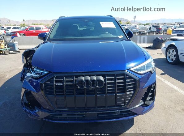 WA1EECF33R1107460 2024 AUDI Q3 Dark Blue Вид щитка приборов