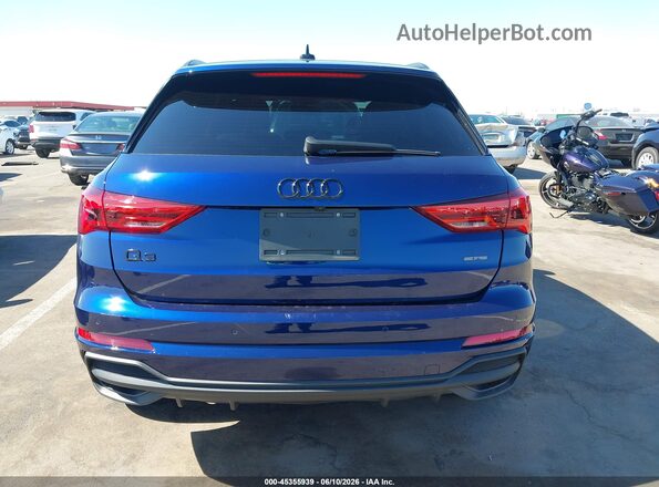 WA1EECF33R1107460 2024 AUDI Q3 Dark Blue 
