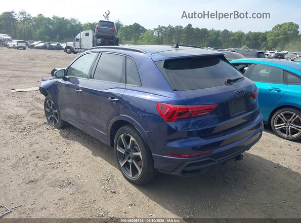 WA1EECF33S1042874 2025 AUDI Q3 Blue Задня ліва чверть