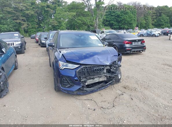 WA1EECF33S1042874 2025 AUDI Q3 Blue Вид щитка приладів