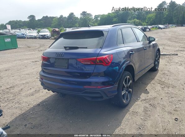 WA1EECF33S1042874 2025 AUDI Q3 Blue Задня права чверть