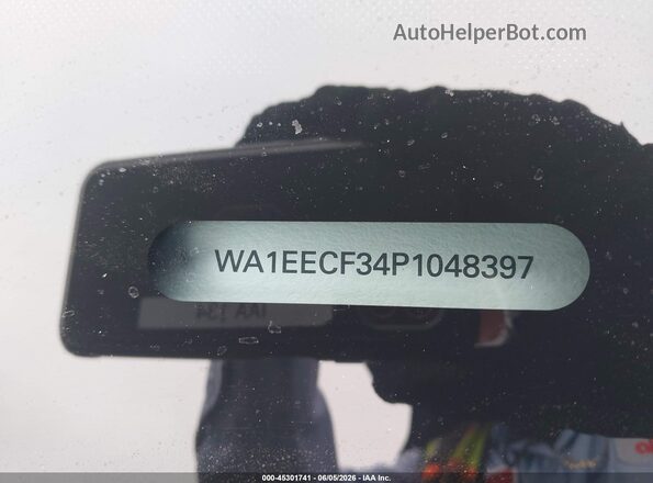 WA1EECF34P1048397 2023 AUDI Q3 Black Вид підкапотного простору