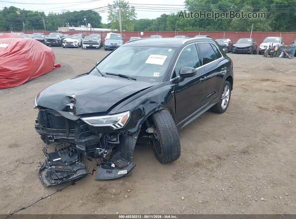 WA1EECF36L1024242 2020 AUDI Q3 Black წინა ხედი