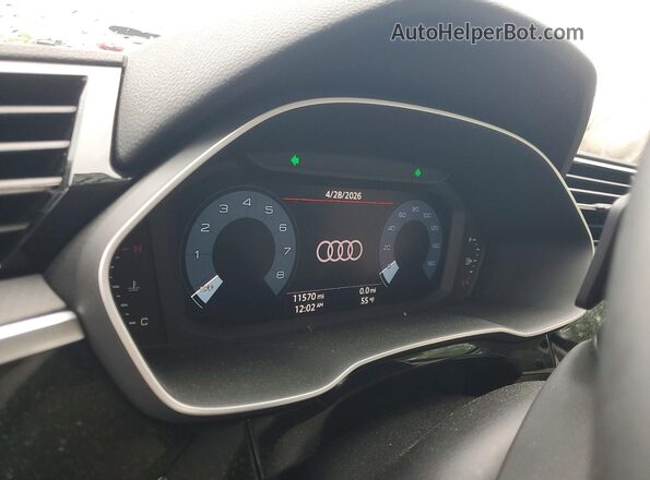 WA1EECF36P1089677 2023 AUDI Q3 White Widok zestawu wskaźników