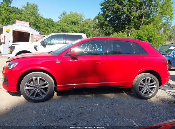 WA1EECF37M1151647 2021 AUDI Q3 Red Vista interior de 360 grados