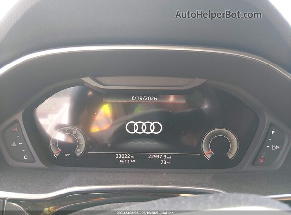 WA1EECF37P1034641 2023 AUDI Q3 White Вид задніх сидінь