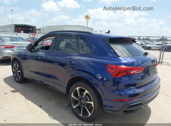 WA1EECF37S1108729 2025 AUDI Q3 Синий Задняя левая четверть