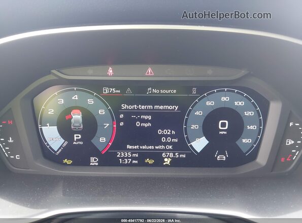 WA1EECF37S1108729 2025 AUDI Q3 Синий Вид задних сидений