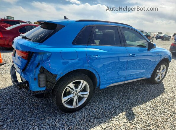 WA1EECF38M1023126 2021 AUDI Q3 Blue Հետևի աջ