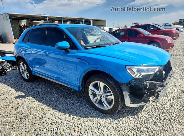 WA1EECF38M1023126 2021 AUDI Q3 Blue Առջևի աջ