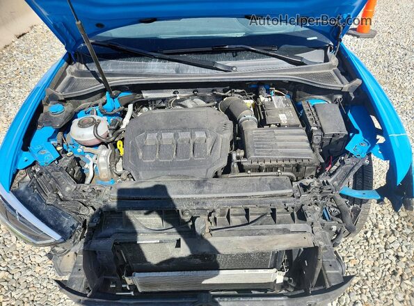 WA1EECF38M1023126 2021 AUDI Q3 Blue Շարժիչի բաժամունքի տեսք