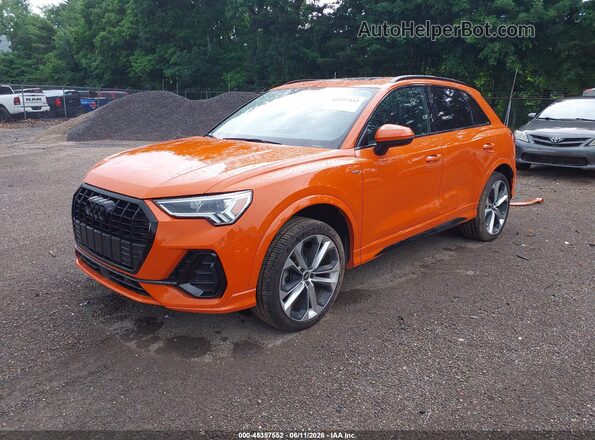 WA1EECF38N1026402 2022 AUDI Q3 Orange Передня ліва чверть