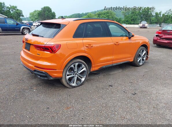 WA1EECF38N1026402 2022 AUDI Q3 Orange Задня права чверть