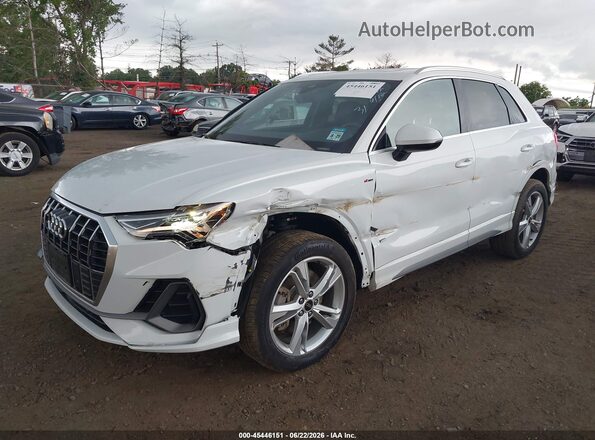 WA1EECF39R1139507 2024 AUDI Q3 White წინა მარცხენა ხედი სამი მეოთხედიდან