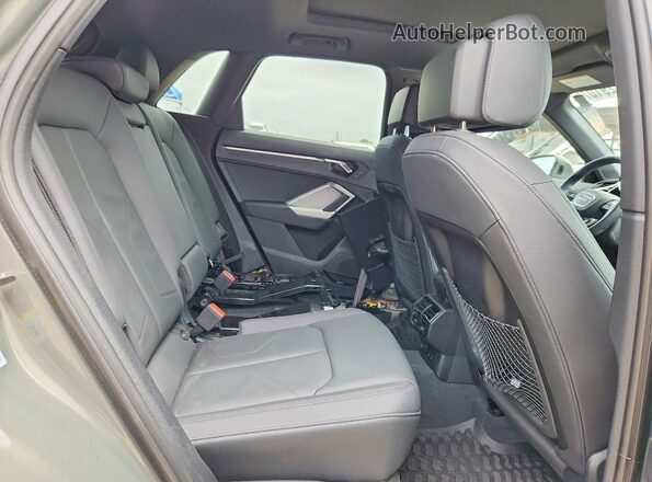WA1EECF39S1037078 2025 AUDI Q3 Gray Rear seats view