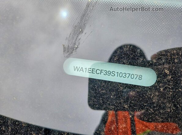 WA1EECF39S1037078 2025 AUDI Q3 Gray VIN sticker view