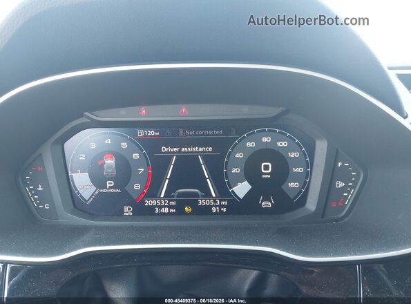 WA1EECF3XM1011026 2021 AUDI Q3 Gray Вид задніх сидінь