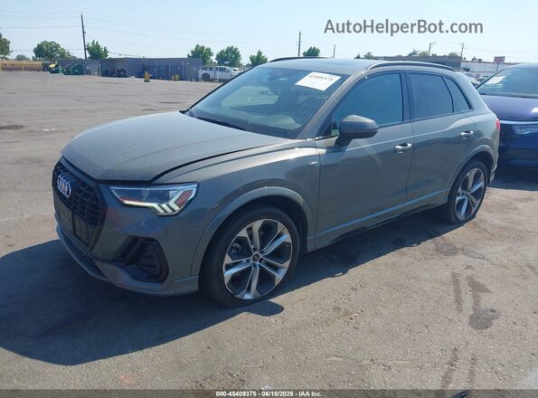 WA1EECF3XM1011026 2021 AUDI Q3 Gray Передня ліва чверть
