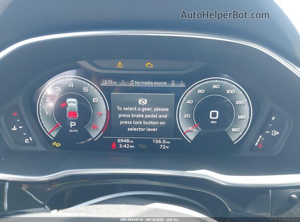 WA1EECF3XR1203182 2024 AUDI Q3 Black უკანა სავარძლების ხედი