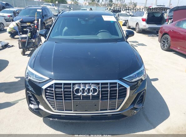 WA1EECF3XR1203182 2024 AUDI Q3 Black უკანა სალონის ხედი