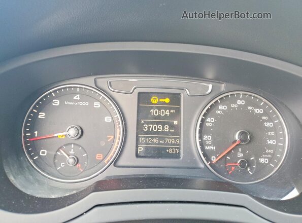 WA1EFCFS0GR010915 2016 AUDI Q3 White Սարքավորումների վահանակի տեսք
