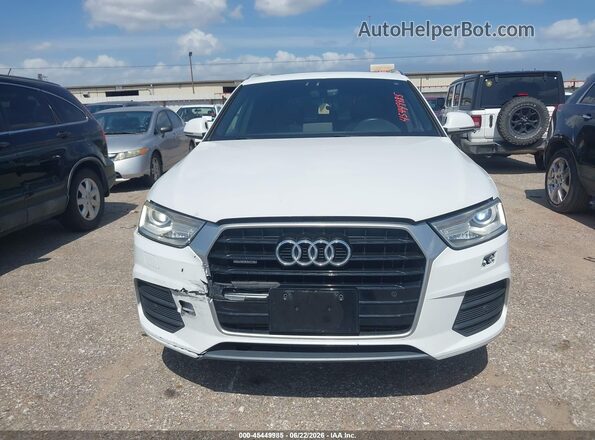 WA1EFCFS1GR007621 2016 AUDI Q3 White Instrument cluster view